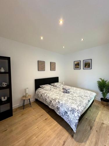 a bedroom with a large bed in a room at Nouveau au coeur de Troyes - Offre de lancement in Troyes