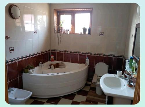 Phòng tắm tại Будинок Вовча хижа