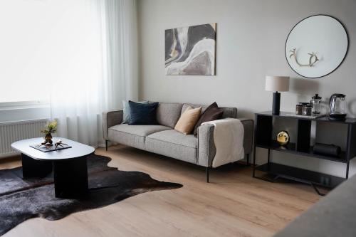 Posezení v ubytování Premium Apartment With Sauna & Parking - Lapnest