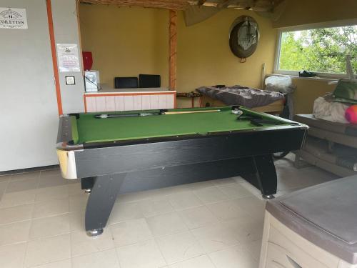 Billardbord på Les Violettes dans la Loire