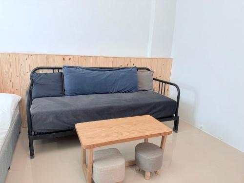 Ruang duduk di Xiaodou B&B