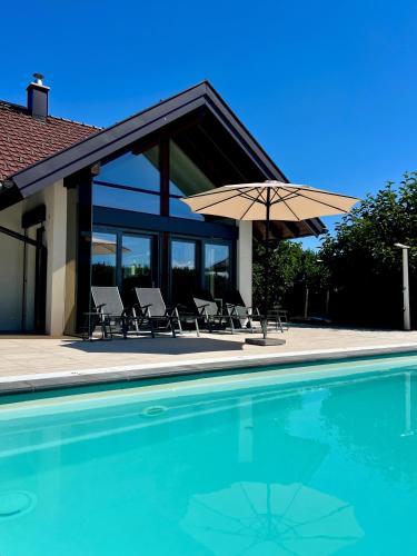 Modernes Ferienhaus mit Pool Nähe Wörthersee & Golfplatz