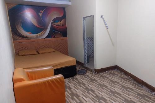 Un ou plusieurs lits dans un hébergement de l'établissement Hotel Warna