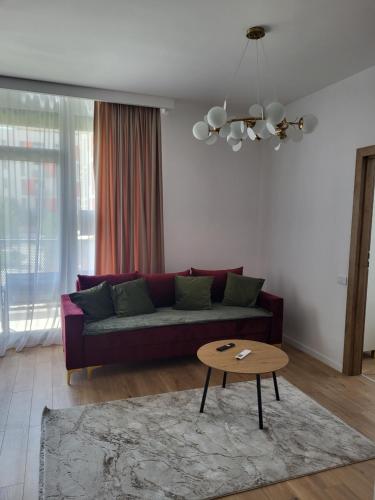 Coin salon dans l'établissement Sika Opulent Grand Apartment