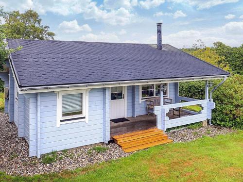 Bygningen som feriehuset ligger i