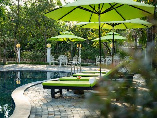 Сад в La Charm Ninh Binh Hotel & Spa