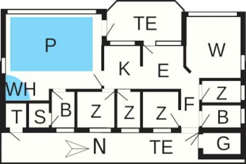 a block diagram of a periodic table with arrows at Luxury Pool House in Lonstrup - By Traum Ferienwohnungen in Lønstrup