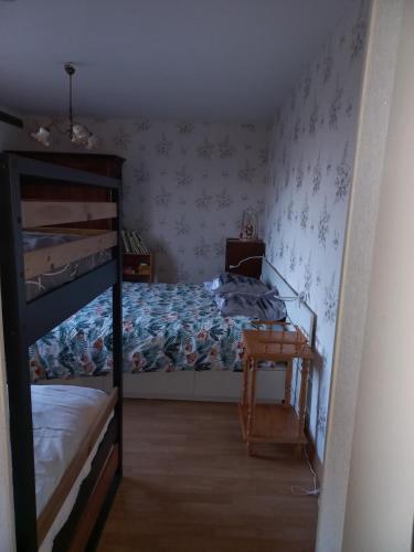 Gîte des Galvachersにあるベッド
