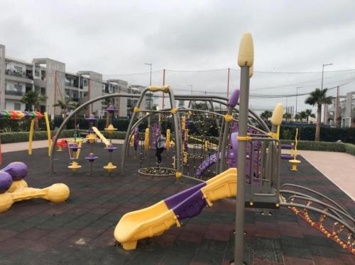 Legeområdet for børn på Blanca beach