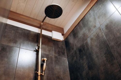 Ένα μπάνιο στο Stylish Tiny Cabin Pitrog