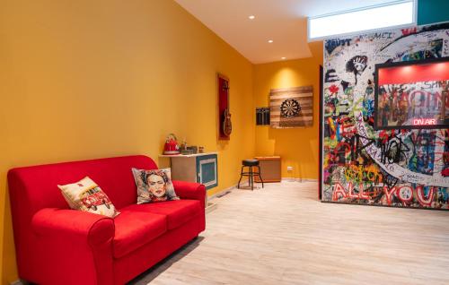 Ruang duduk di Magazzini Sasso Guest House