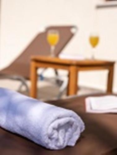 Katil atau katil-katil dalam bilik di Atalanti Seaside Junior Suites, Beachfront