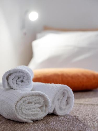 Katil atau katil-katil dalam bilik di Atalanti Seaside Junior Suites, Beachfront