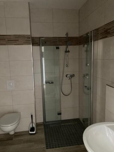 Ένα μπάνιο στο Havelstern Ketzin, Ferienhaus Plötze