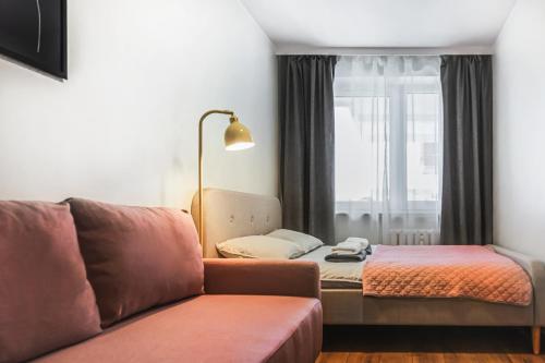 Postel nebo postele na pokoji v ubytování Komfortowy Apartament Jacuzzi & Balkon & 2 sypialnie