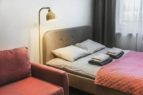Postel nebo postele na pokoji v ubytování Komfortowy Apartament Jacuzzi & Balkon & 2 sypialnie