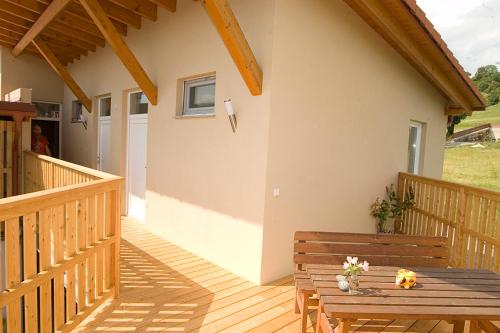Un balcón o terraza en Gasthof Wachmann