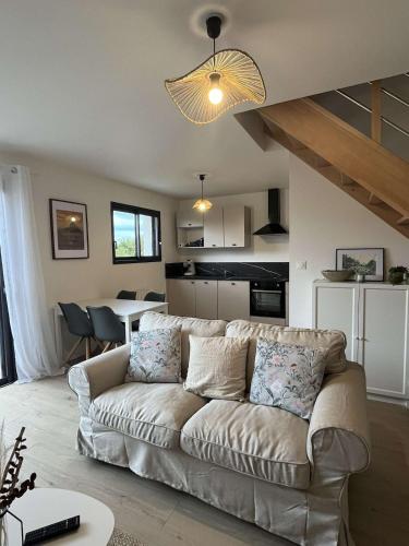 Kuchyň nebo kuchyňský kout v ubytování Le Cottage