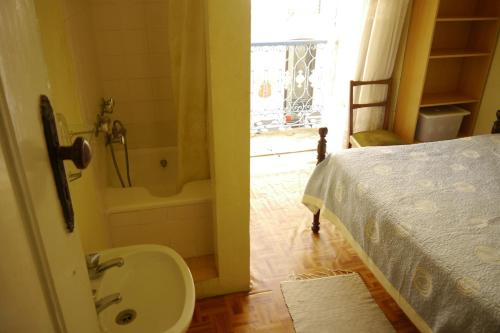 Ett badrum på Residencial Luz