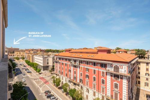 Romaviva Luxury Attic Apartment - San Giovanni in Laterano - Metro A C - Central Rome