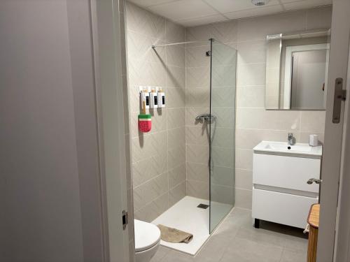 Et badeværelse på Las Garzas de Playa Granada