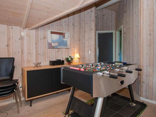a large foosball table in a room at 4 star holiday home in Hemmet in Hemmet