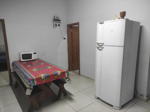 Dapur atau dapur kecil di Recanto dos Amigos