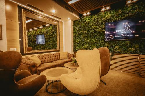 Area soggiorno di Hotel ZOO Sofia - Secured Paid Parking