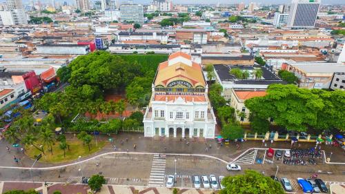 an aerial view of a building in a city at ibis Styles Fortaleza Shopping Giga Mall in Fortaleza