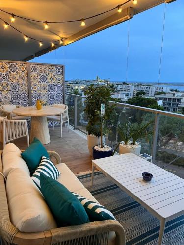 Balkón nebo terasa v ubytování Dolce Riviera - Escapade avec Vue Panoramique
