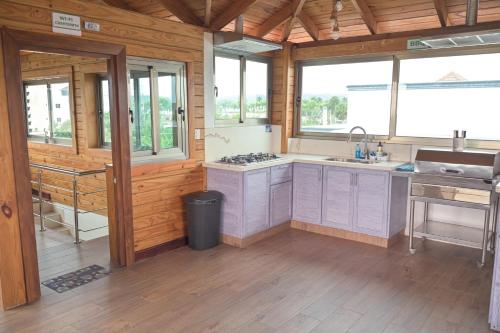 Kuchyň nebo kuchyňský kout v ubytování PentHouse Dyckman