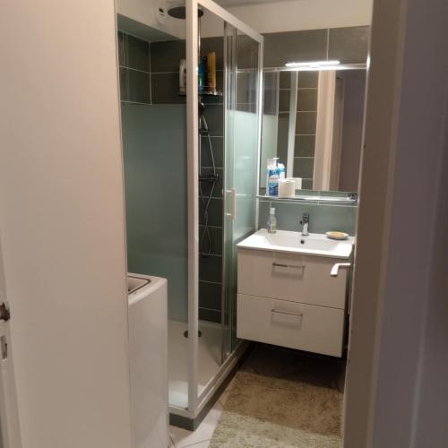 Kupatilo u objektu Appartment place d'équerre