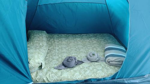 Postel nebo postele na pokoji v ubytování Camping Invernaderito