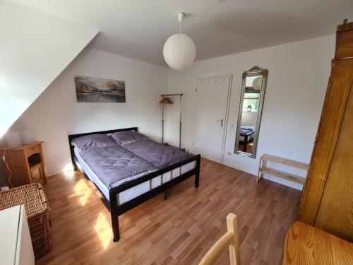 Letto o letti in una camera di Ferienwohnung Evas Paradies