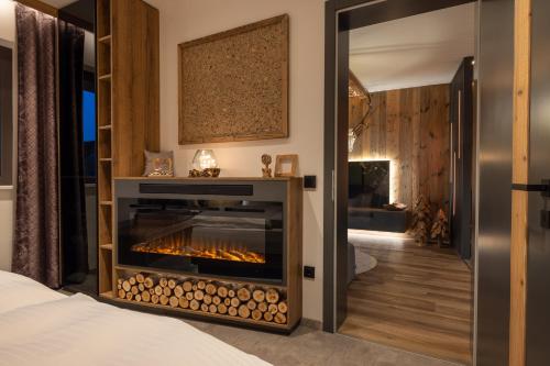 Katil atau katil-katil dalam bilik di Hillside Home Donnerskirchen