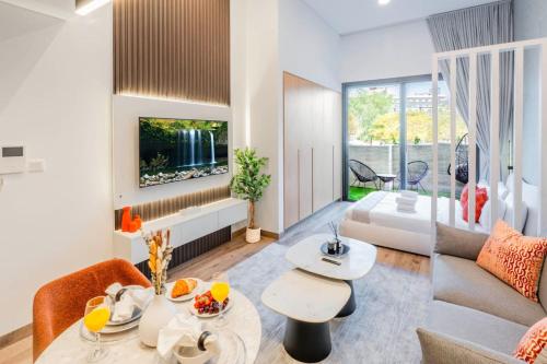 Luxury Apartment In JVC With Padel Gym Pool Cinema BBQ