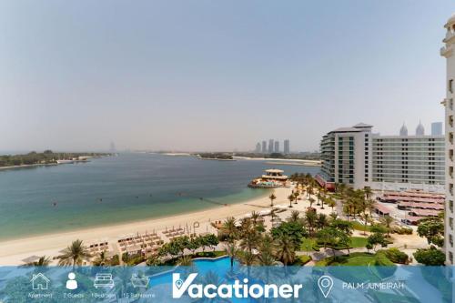 Vacationer Holiday Homes I Chic 1 Bed with Sea Views l Beach Access on The Palm