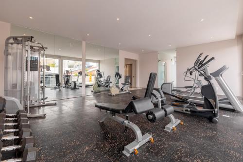 Fitness centrum a/nebo fitness zařízení v ubytování Capitalia Juarez