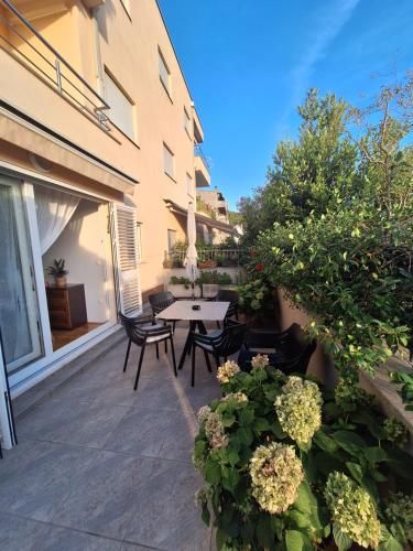 Balkón nebo terasa v ubytování Apartman Amarea Makarska