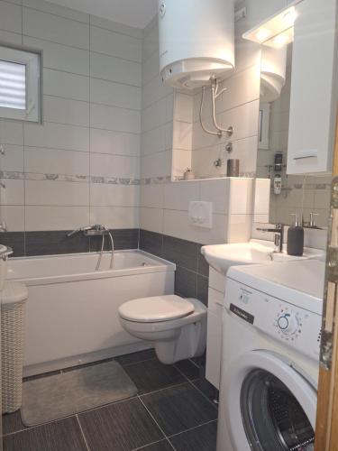 Koupelna v ubytování Apartman Amarea Makarska