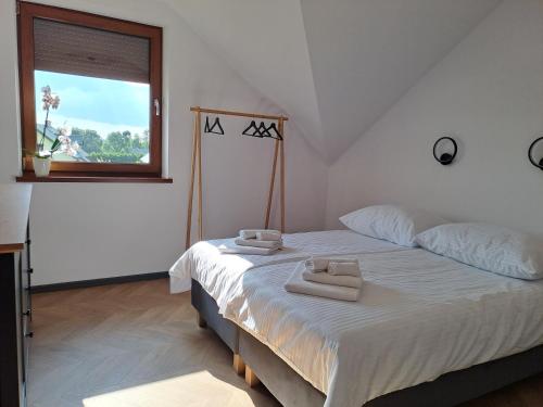 Katil atau katil-katil dalam bilik di Willa MagdaLenka