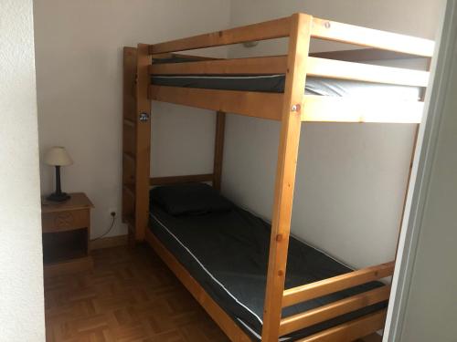 a bedroom with two bunk beds in a room at Appartement La Toussuire in La Toussuire