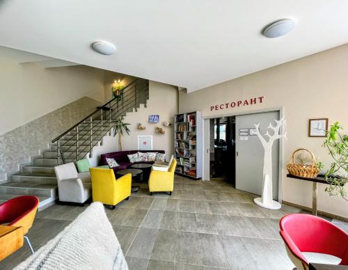 Posezení v ubytování Апартамент Елегант - спа комплекс Аква Терми