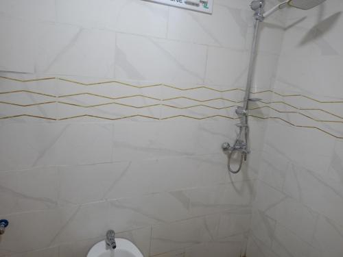 Et badeværelse på Location Appartement avec Piscine