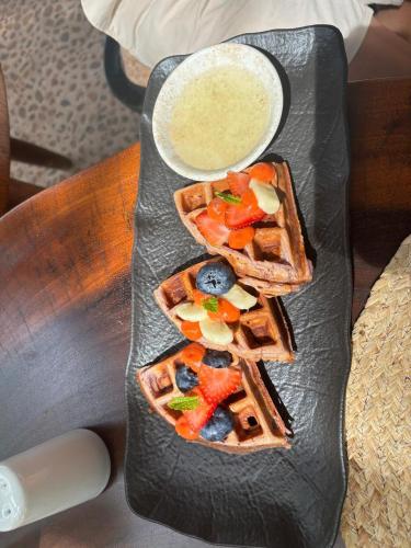 Eten bij of ergens in de buurt van het hotel

