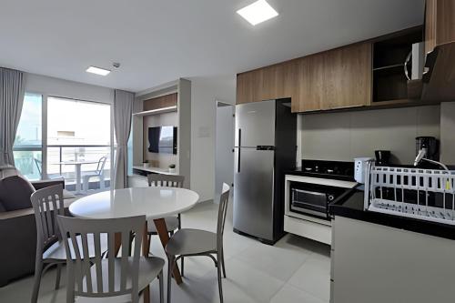 Køkken eller tekøkken på Beira-mar dos sonhos em João Pessoa