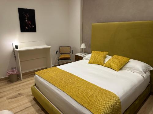 Katil atau katil-katil dalam bilik di Amon luxury residence on Etna