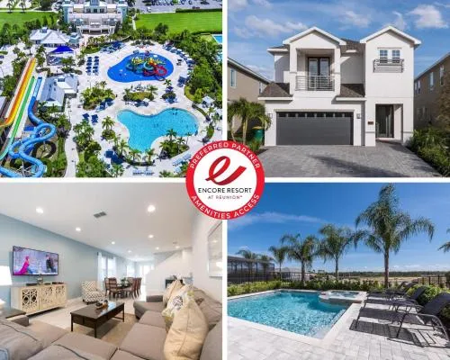 Modern Home Near Disney With Private Pool, Media Room And Waterpark & Resort Access At Encore Resorts Reunion - 7576Mr photo 1