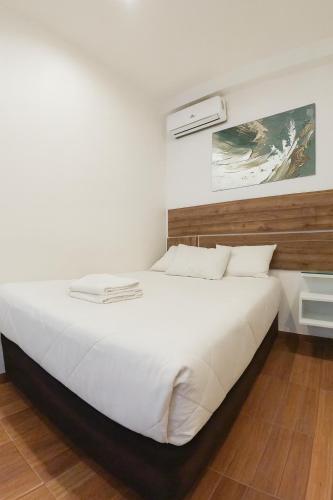 Katil atau katil-katil dalam bilik di Mystic Paracas Hotel