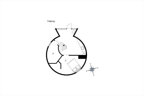 a drawing of a chemistry bottle with a star at 1060-Thisted-Rodals-Bakke-21 in Torsted